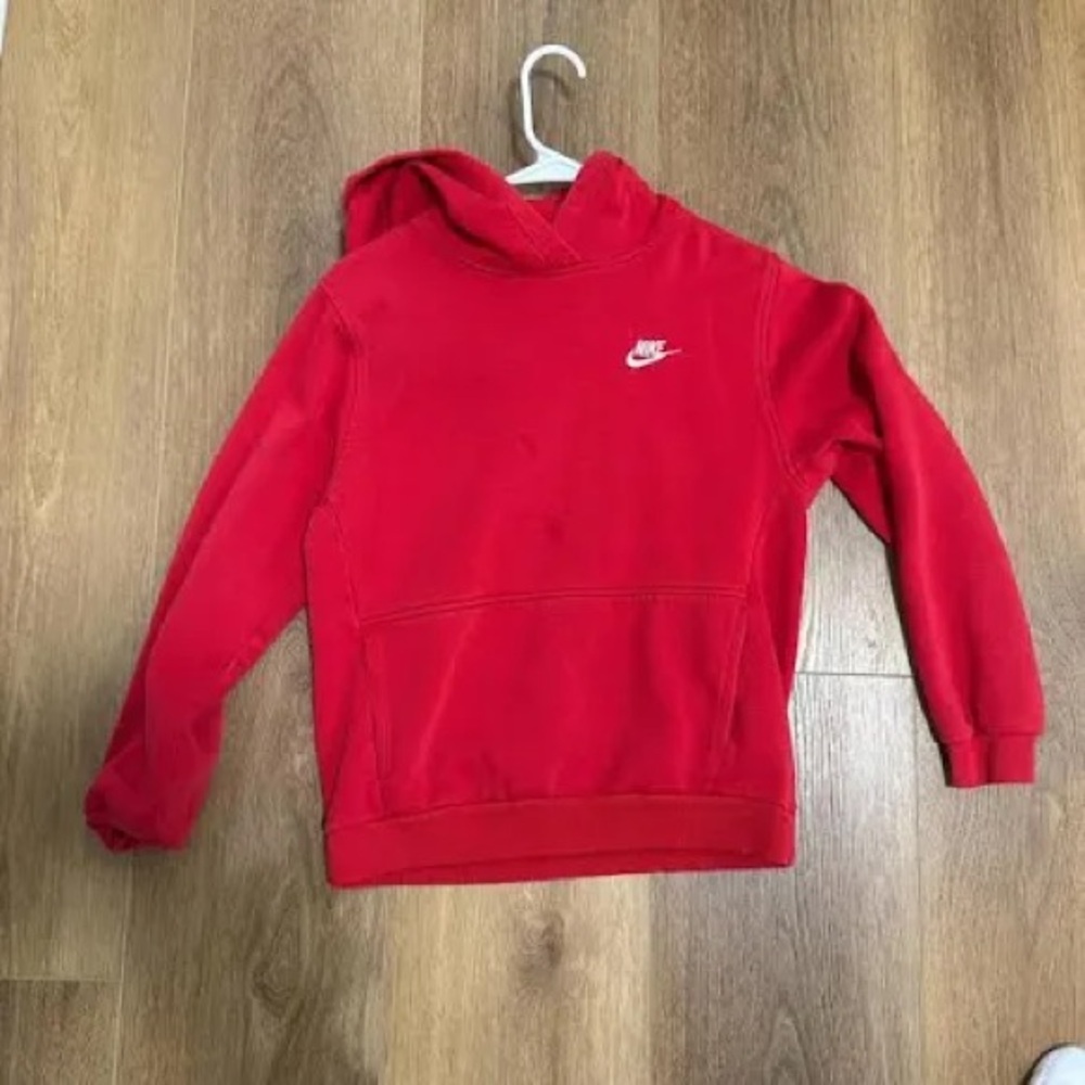 Nike Bright Red Pullover Hoodie